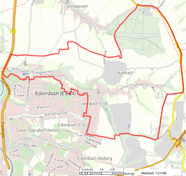 Siegelgebiet Auerbach b. Zwickau